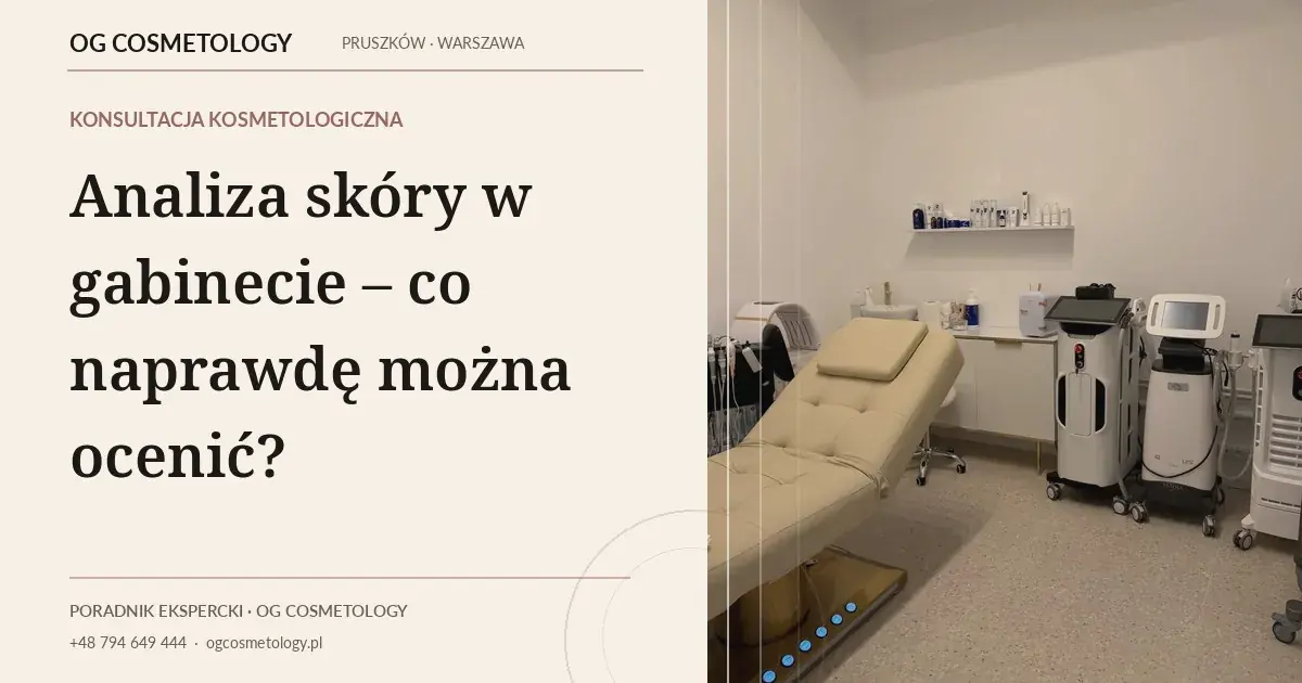Analiza skóry w gabinecie – co naprawdę można ocenić?