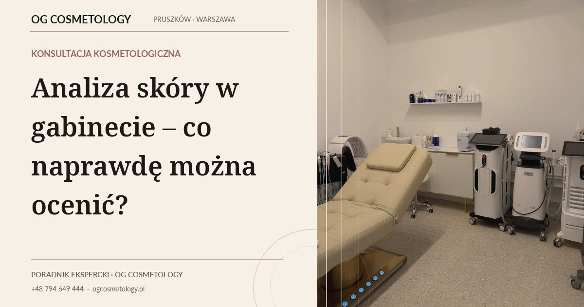 Analiza skóry w gabinecie – co naprawdę można ocenić?