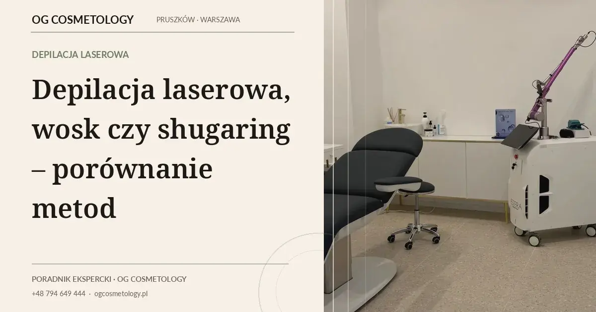 Depilacja laserowa, wosk czy shugaring – porównanie metod