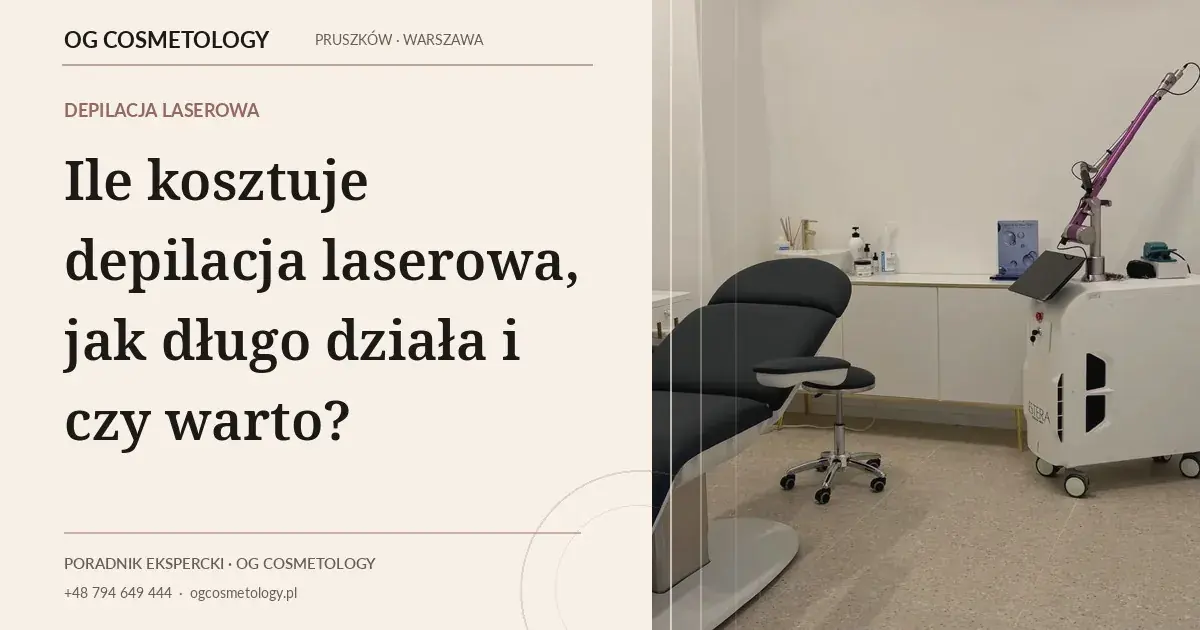 Ile kosztuje depilacja laserowa, jak długo działa i czy warto?