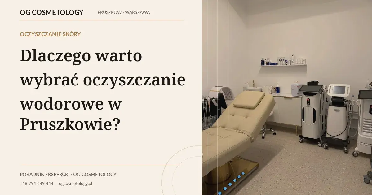 Dlaczego warto wybrać oczyszczanie wodorowe w Pruszkowie?