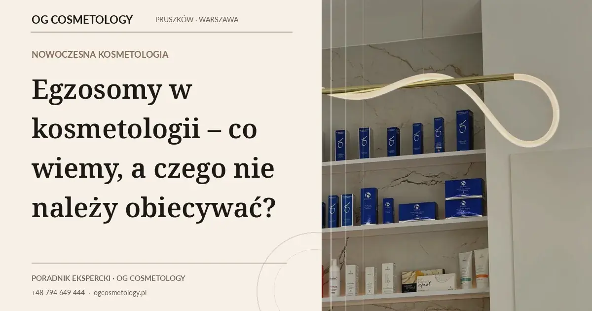 Egzosomy w kosmetologii – co wiemy, a czego nie należy obiecywać?
