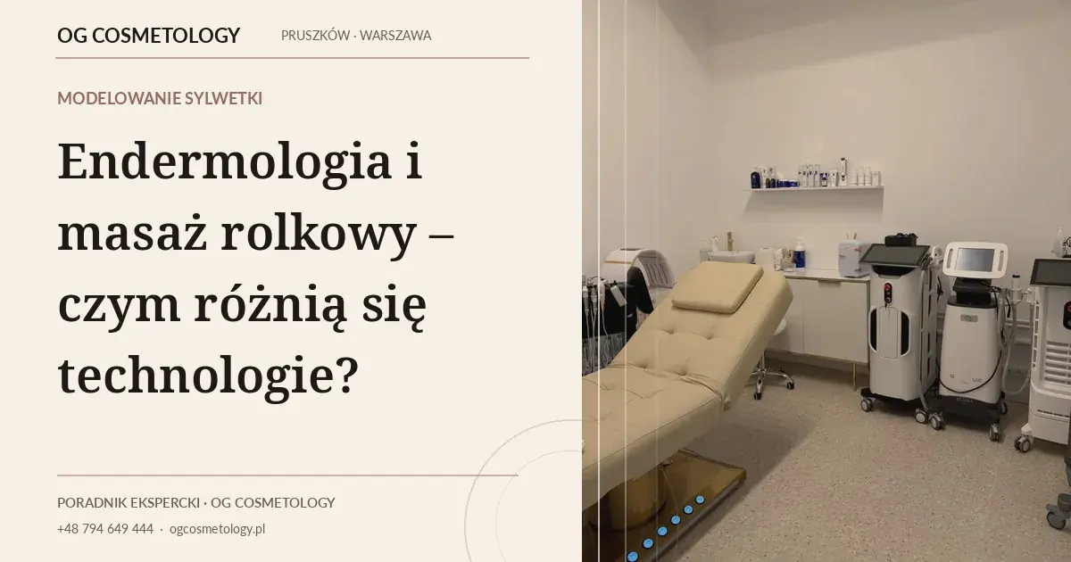 Endermologia i masaż rolkowy – czym różnią się technologie?