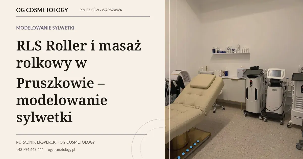 RLS Roller i masaż rolkowy w Pruszkowie – modelowanie sylwetki