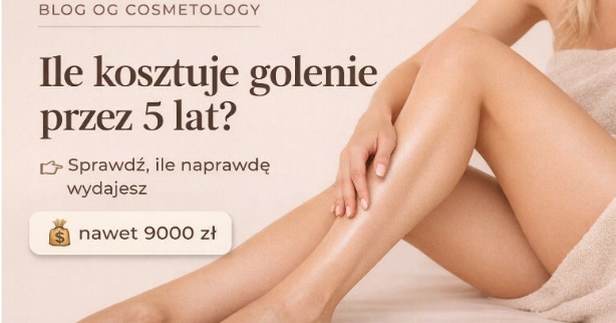 Ile naprawdę kosztuje golenie przez 5 lat? Porównanie z depilacją laserową