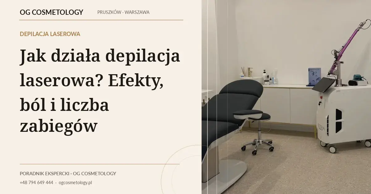 Depilacja laserowa – kiedy widać efekty i dlaczego włosy odrastają?