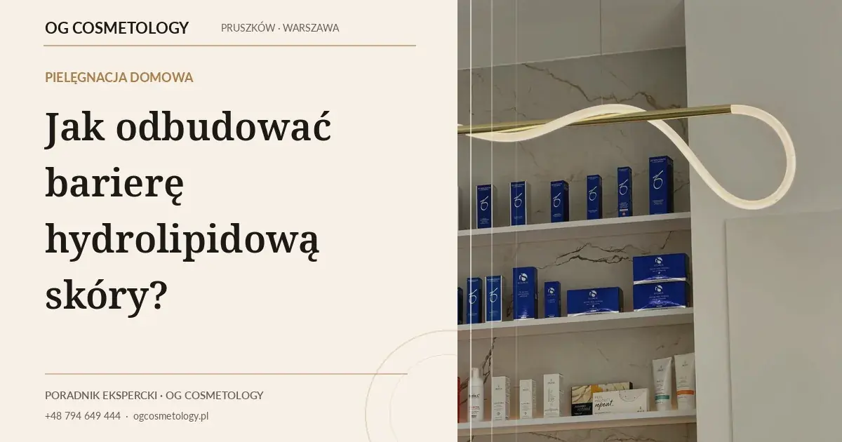 Jak odbudować barierę hydrolipidową skóry?
