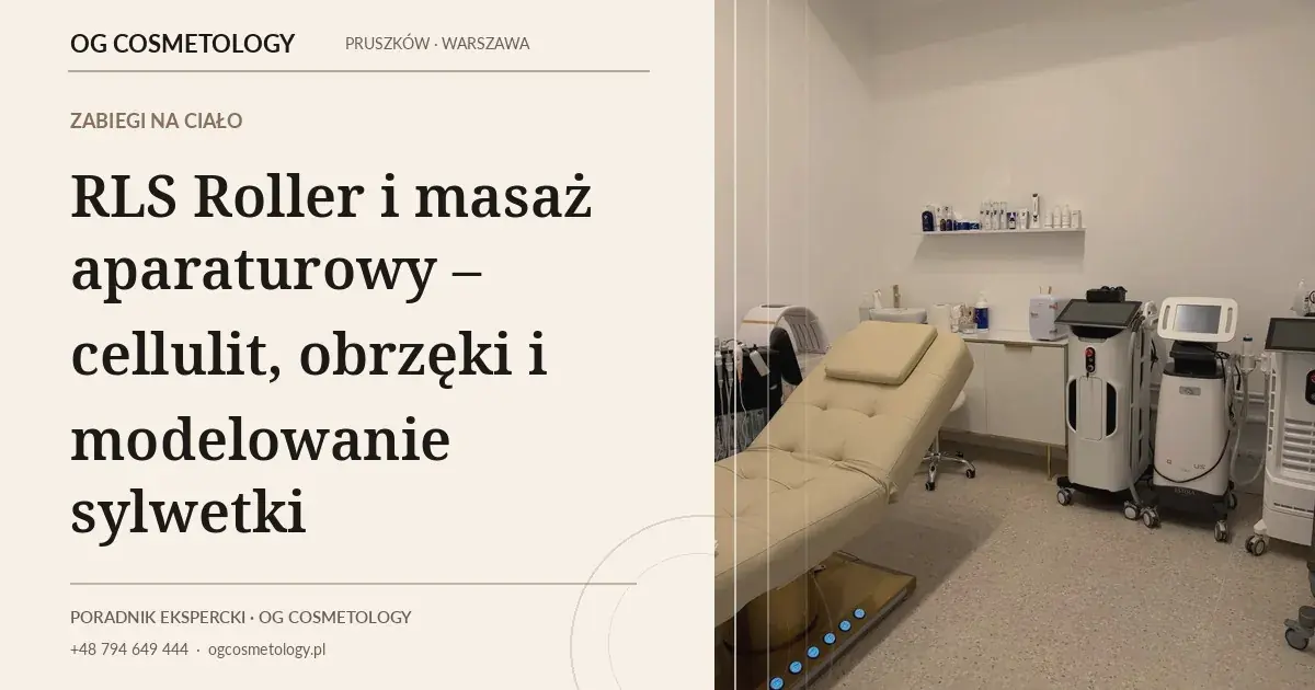 RLS Roller i masaż aparaturowy – cellulit, obrzęki i modelowanie sylwetki
