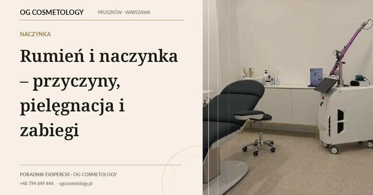 Rumień i naczynka – przyczyny, pielęgnacja i zabiegi