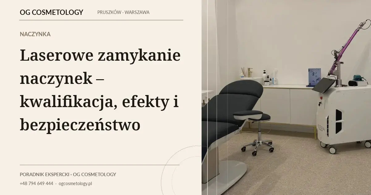 Laserowe zamykanie naczynek – kwalifikacja, efekty i bezpieczeństwo