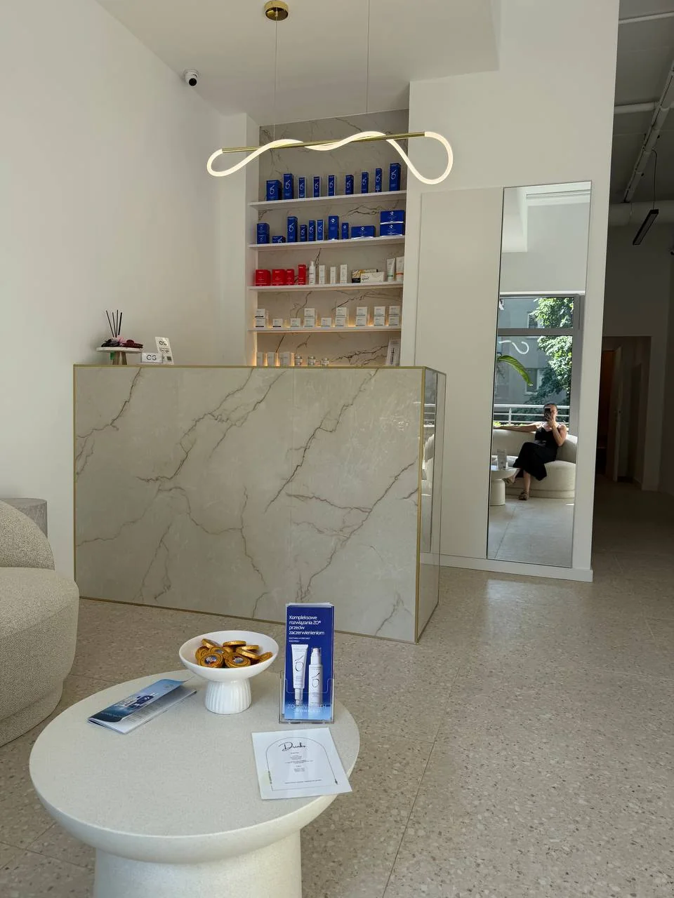 Recepcja OG Cosmetology Pruszków